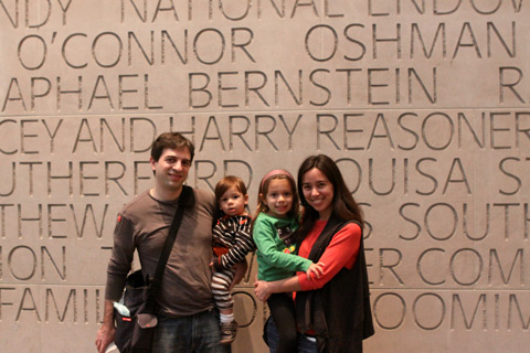 familiamisurahouston2013 Nós no Museum of FIne Arts, Houston, fevereiro de 2013
