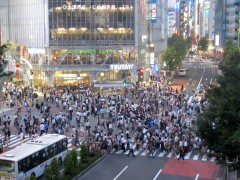 cruzamento de shibuya tóquio