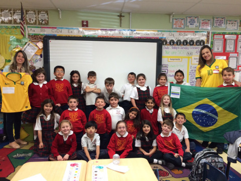 Apresentando o Brasil na escola dos meus filhos