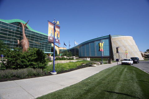 Chegando no Children's Museum de Indianápolis, em Indiana