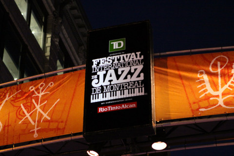 Chegando ao Festival de Jazz de Montréal
