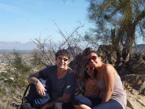 morar em Phoenix: Flávia e a família