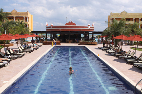 Uma das piscinas do Royal Haciendas