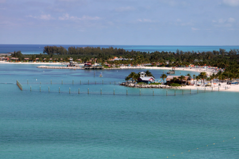 A ilha da Disney nas Bahamas é um paraíso
