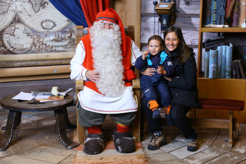 Papai Noel com Alê e Gabs