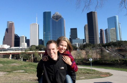 Patrícia e Stefan em Houston, Texas