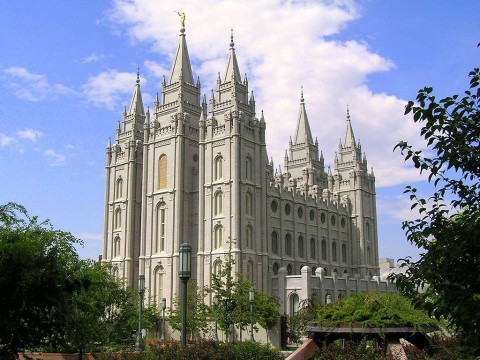 Templo de Salt Lake City no Temple Square