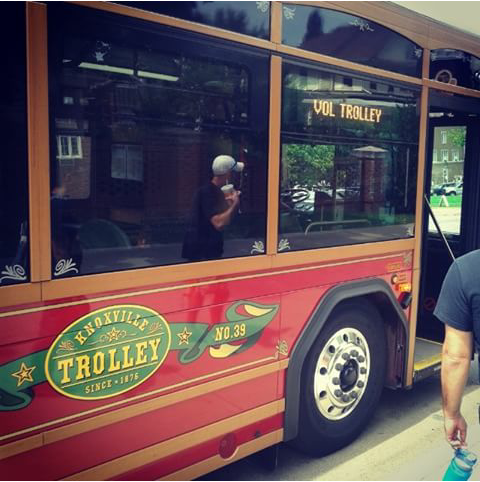 Trolley em Knoxville