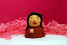 As fotos individuais ficaram assim, essa aí é a bonequinha da Jenny, que eu achei ótima.