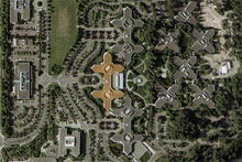 Meu predinho é o marcado em laranja, clique para ampliar.