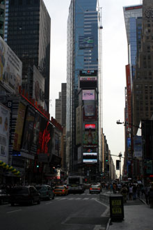 Times Square, impressionante mesmo de dia