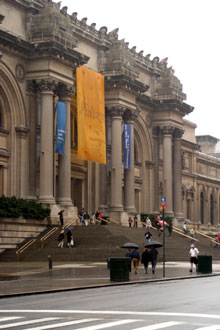 Metropolitan Museum, fechado. Uma pena.