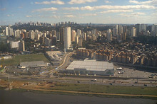 Vista da Microsoft - Morumbi do outro lado do rio Pinheiros