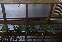 O restaurante estava devidamente decorado, claro