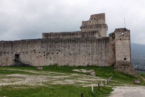 Um pedacinho da Rocca Maggiore, rocca = fortaleza