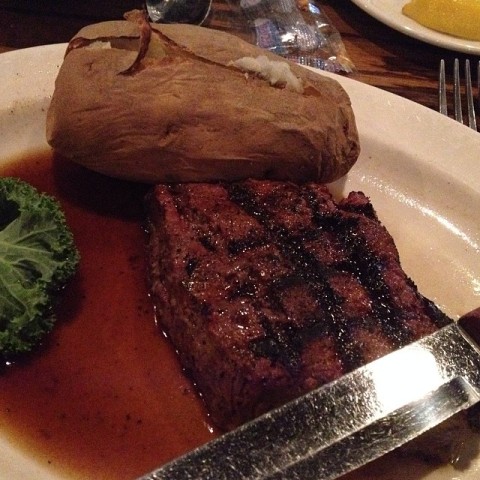 O melhor steak da cidade é realmente muito bom!