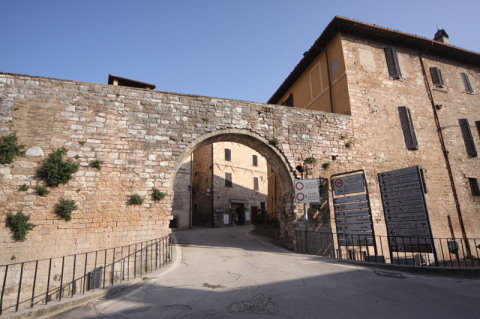 Entrando em Spello