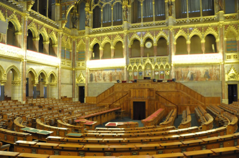 Interior do Parlamento Húngaro