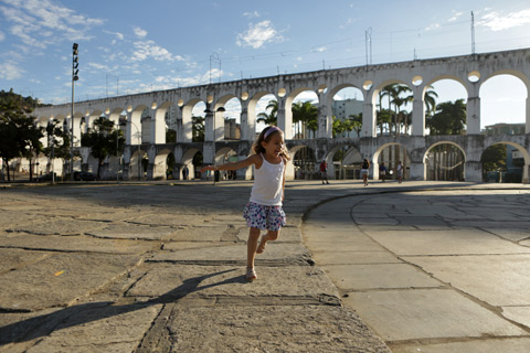 Até que ela se animou a correr  Foto: Gustavo "Camarão" Bordallo