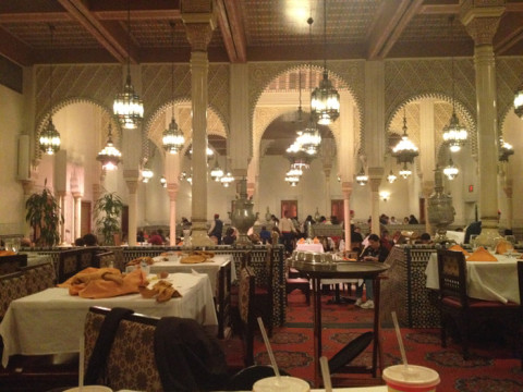 Jantando no Marrakesh, no Epcot