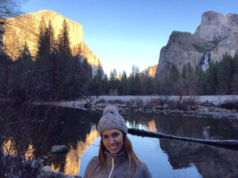 Michelle no Yosemite National Park