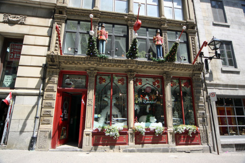A loja de Natal Noel Eternel em Montréal
