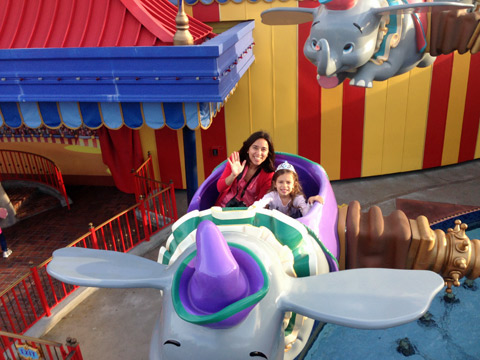 Eu e a Julia no Dumbo
