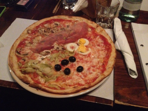 Minha pizza no Penny Lane, essa era a Good Night