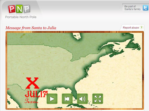 pnp video papai noel para julia texas