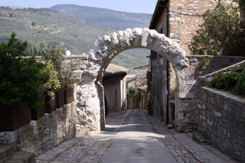 Porta dell'Arce, no alto da cidade