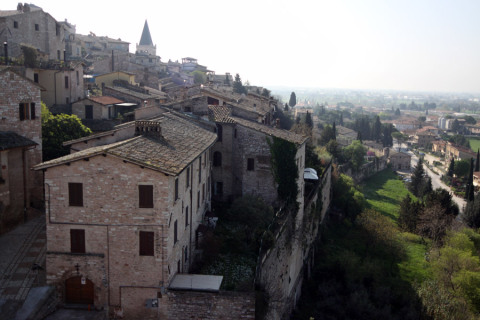 Mais um pouco de Spello ao longo do muro