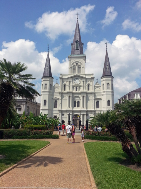 A St Louis Cathedral é um dos símbolos de New Orleans