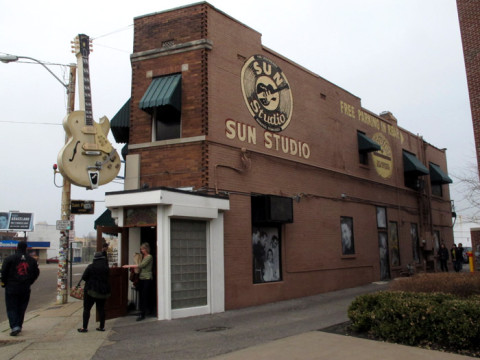 Sun Studio, em Memphis: o local onde nasceu o Rock and Roll