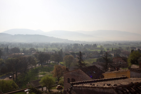 O dia começou com essa neblina mas foi ficando lindo