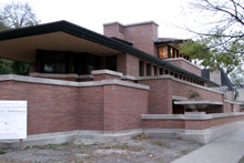 Robie House, uma das mais importantes casas projetadas por Frank Lloyd Wright
