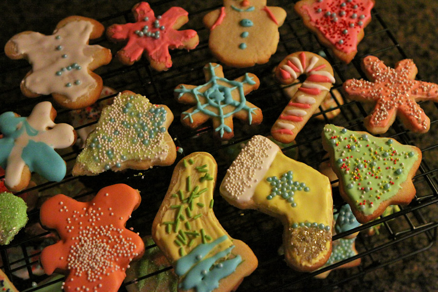 Cookies de Natal com receita tradicional americana