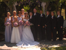 A Bridal Party - que é como se chama o grupo de padrinhos, madrinhas, daminhas e ushers - no meu casamento